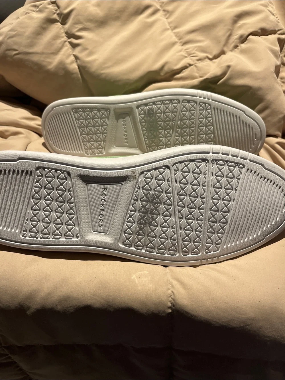 Rockport Men's Slip-On Suede Loafers in Sage Green size 10 1/2 New without Box